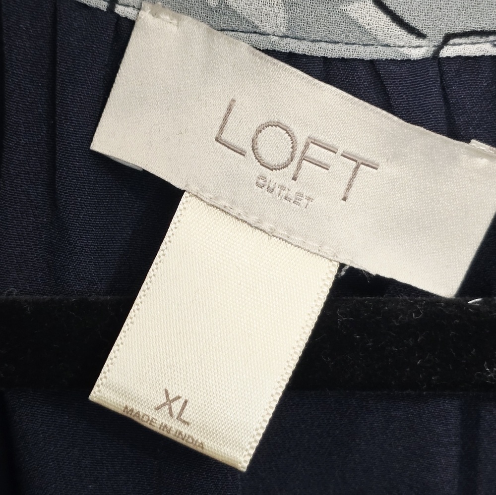 Loft Patchwork Pattern Midi Dress - image 6